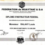 Diplôme d'Instructeur Fédéral FMDA - 2000